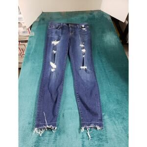 J Brand Jeans Size 29 Womens Blue Pants Ladies Stretch Mid Rise Cropped